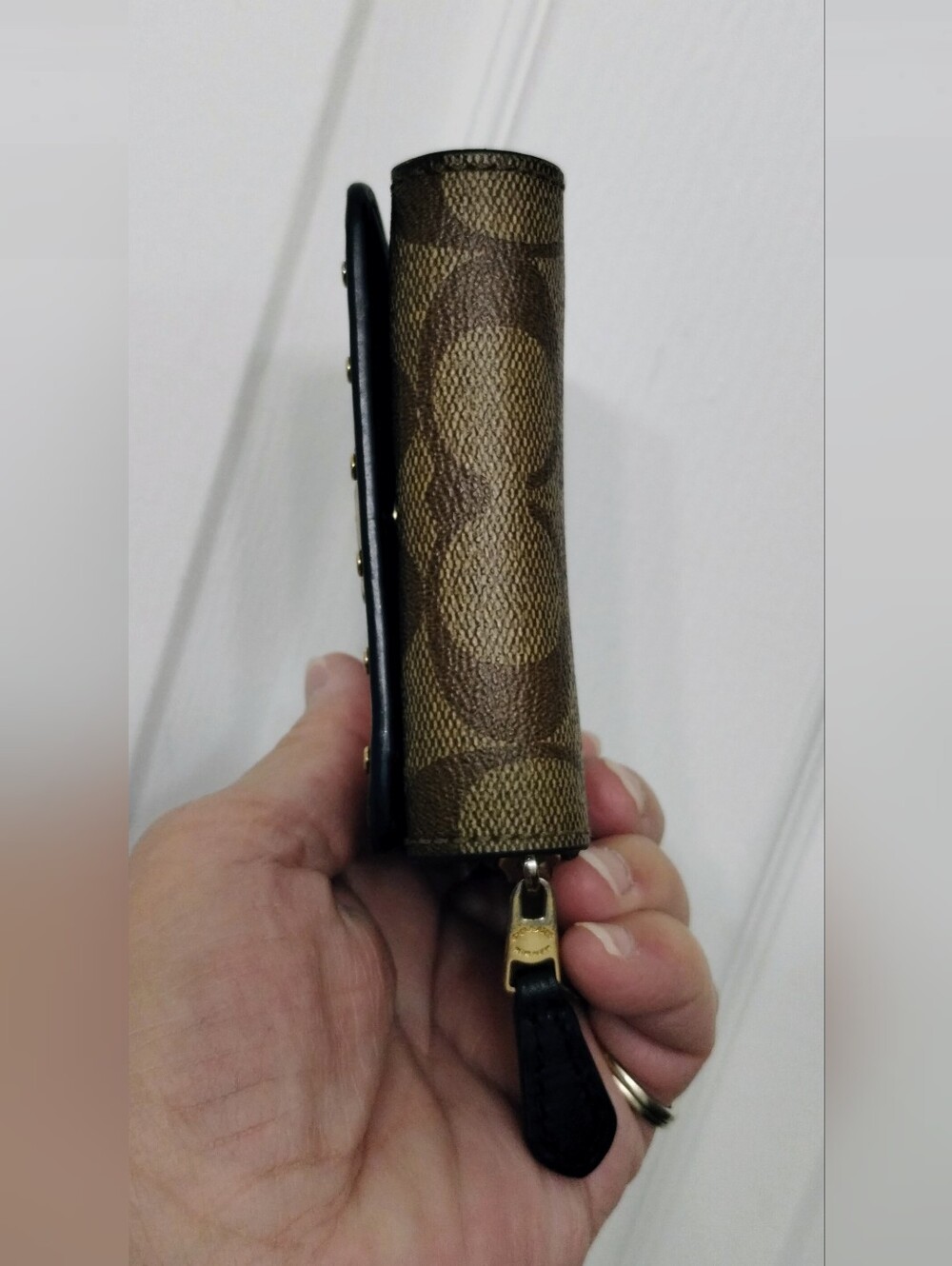 Coach Riveted Compact Wallet - Picture 4 of 8